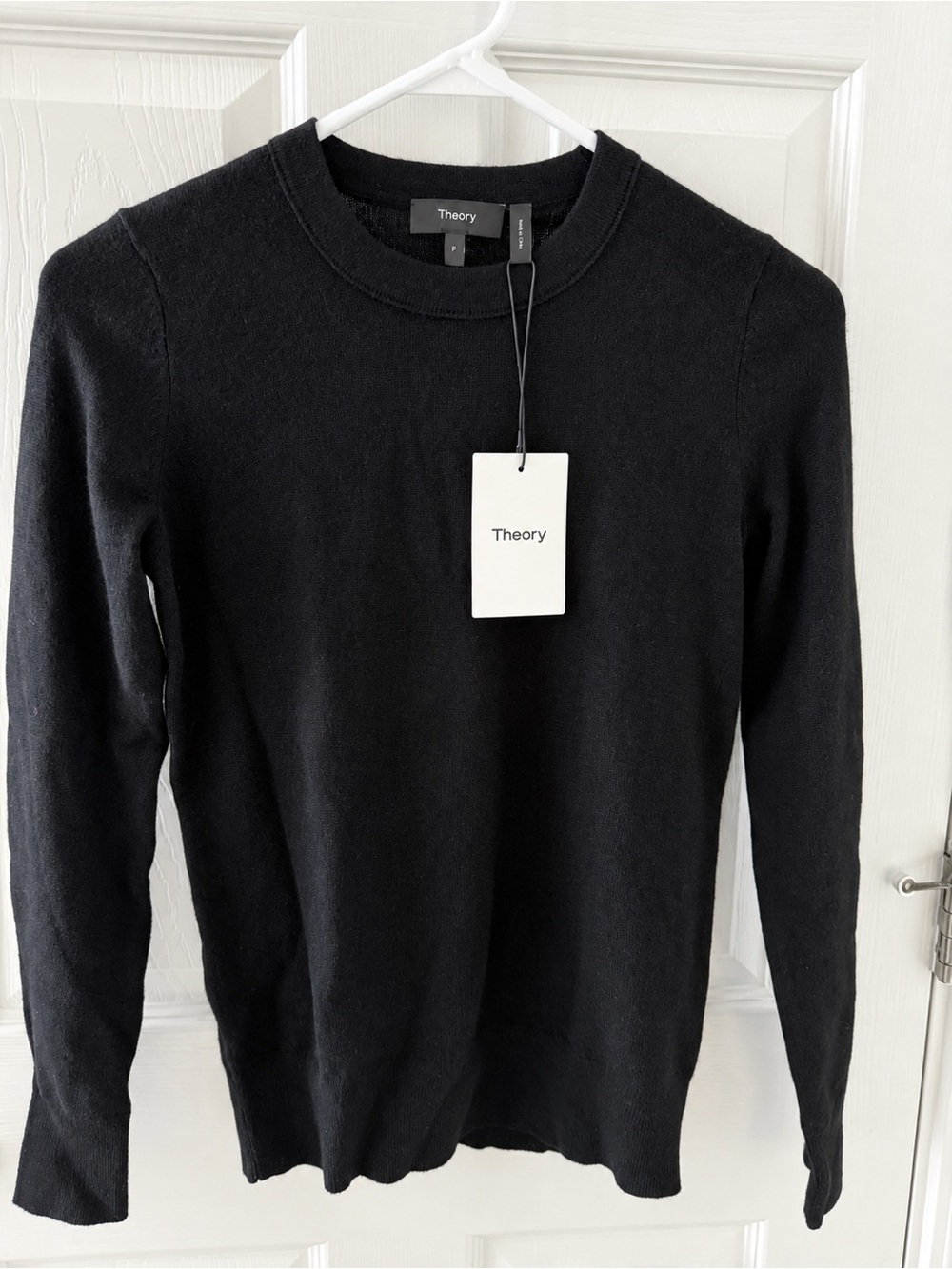 NWT Theory Kaylenna R Black 100% Cashmere Sweater Size P / XS 0